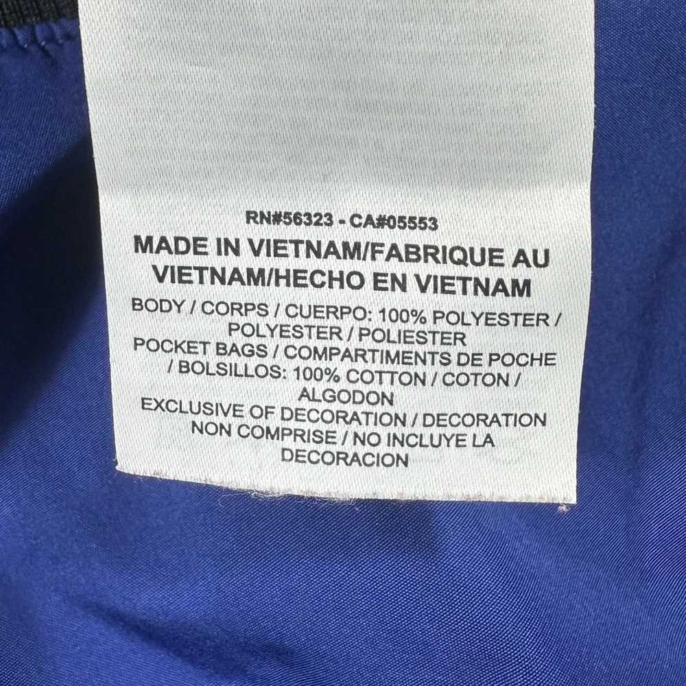 Nike Track Pants Mens XS Snap Button Side Sportswear Royal Blue
